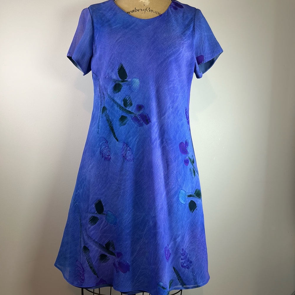 Jeffery & Dara By Linda Hutley and Evelyn Socias Size 10 Pullover Lined Dress
